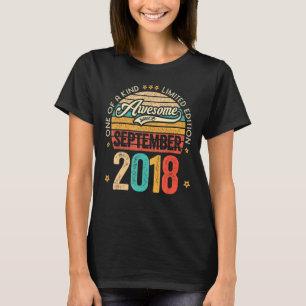 Geweldige sinds september 2018 4 jaar oud en vierd t-shirt