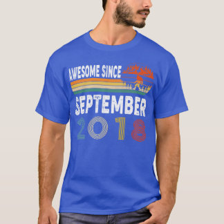 Geweldige sinds september 2018 t-shirt