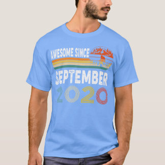 Geweldige sinds september 2020 t-shirt
