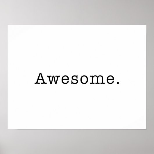 Geweldige Sjabloon prijsopgave leeg in zwart-wit Poster (Voorkant)