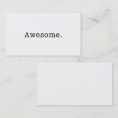 Geweldige Sjabloon prijsopgave leeg in zwart-wit Visitekaartje (Voorkant / Achterkant)