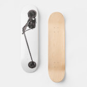 Geweldige skateboard met lange kaak (Voorkant)