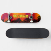 Geweldige skateboard voor brandweer (Horizontaal)