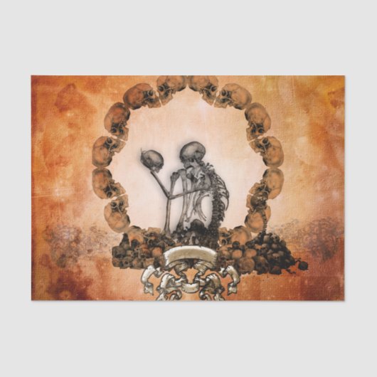 Geweldige skelet tissuepapier (Voorkant)