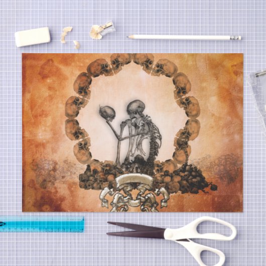 Geweldige skelet tissuepapier (Craft)