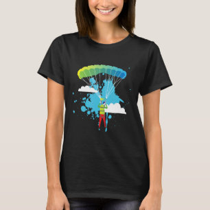 Geweldige Skydiving Skydiver Springen Val Scherm T-shirt