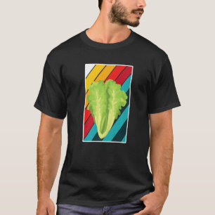 Geweldige sla liefde vegan eten tuinieren t-shirt