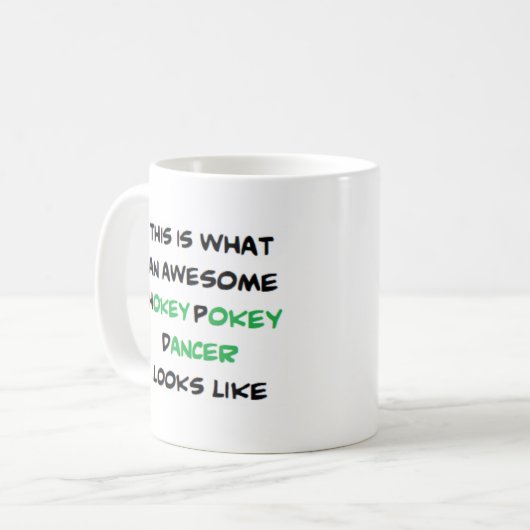 geweldige sleuteldanser koffiemok (Voorkant links)