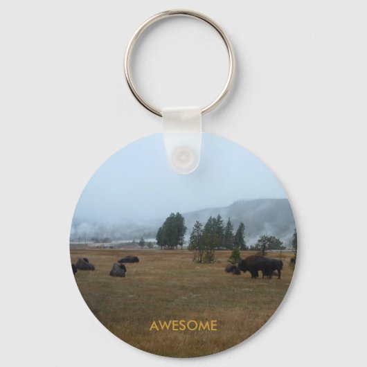 Geweldige Sleutelhanger Buffalo (Voorkant)