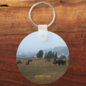 Geweldige Sleutelhanger Buffalo (Voorkant)