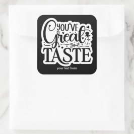 Geweldige smaak sticker