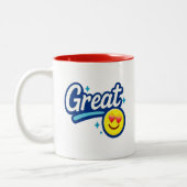 Geweldige Smile Coffee Mok Gift voor vrienden en i (Links)
