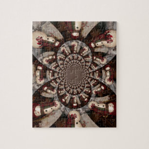 Geweldige Sneeuwman Legpuzzel