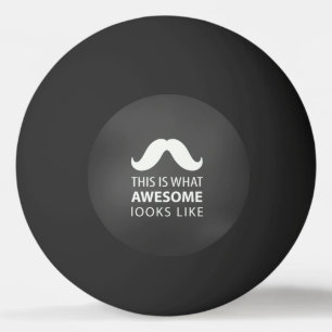 Geweldige Snor Pingpongbal