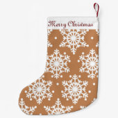 Geweldige Snowflakes Kleine Kerstsok (Achterkant)