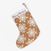 Geweldige Snowflakes Kleine Kerstsok (Achterkant (Hangend))