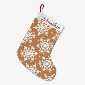 Geweldige Snowflakes Kleine Kerstsok (Voorkant (Hangend))