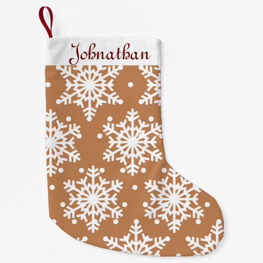 Geweldige Snowflakes Kleine Kerstsok (Voorkant)