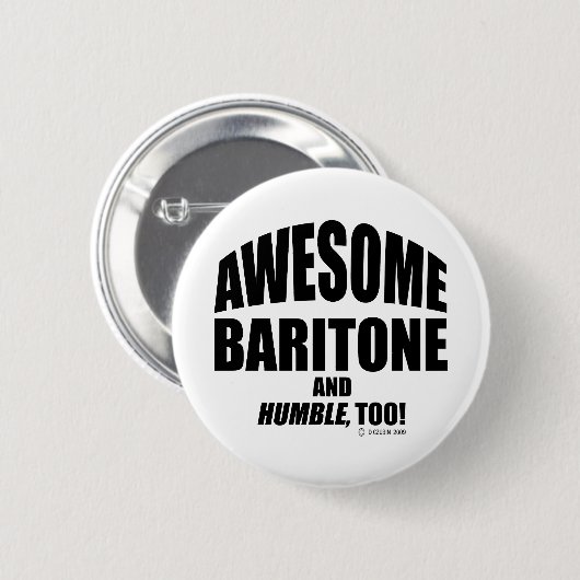 Geweldige Soprano Ronde Button 5,7 Cm (Voorkant /achterkant)