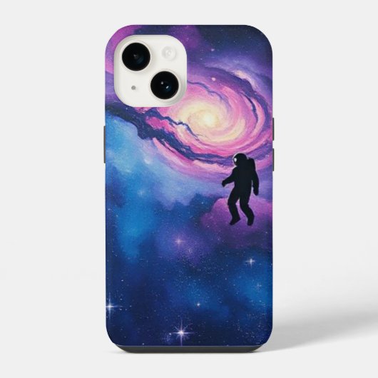 Geweldige Space ontwerp iPhone Hoesje (Achterkant)