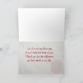 Geweldige speciale wensen voor een vrolijke Moeder Bedankkaart (Binnen)