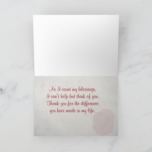 Geweldige speciale wensen voor een vrolijke Moeder Bedankkaart (Binnen)