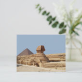 Geweldige Sphinx op de Giza plateau. Egypte, 20 au Briefkaart (Staand voorkant)