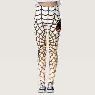 Geweldige Spider en Web Fun Halloween-ontwerp Leggings