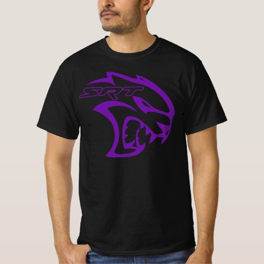 Geweldige Srt Hell Cat Dodge Plum Crazy T-shirt (Voorkant)