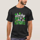 Geweldige St. Patricks-dag als brandweerman T-shirt (Voorkant)
