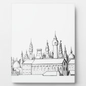 geweldige stad . kunstwerk . zwart - wit fotoplaat (Voorkant)