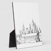 geweldige stad . kunstwerk . zwart - wit fotoplaat (Zijkant)