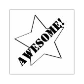 Geweldige Star Design Teacher's Wooden Stamp Rubberstempel (Afrduk)