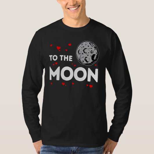 Geweldige Statement Partnerlook Valentijnsdag Hart T-shirt (Voorkant)