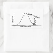 Geweldige statisticus Sticker (Tas)