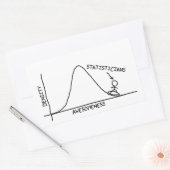 Geweldige statisticus Sticker (Envelop)