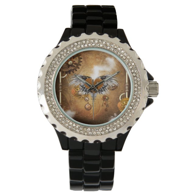 Geweldige steampunk hart. horloge (Voorkant)