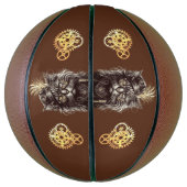 Geweldige Steampunk Kat Basketbal (Verticaal)