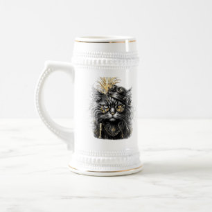Geweldige Steampunk Kat Bierpul