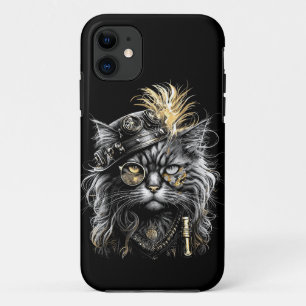 Geweldige Steampunk Kat  Case-Mate iPhone Case