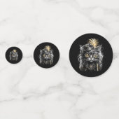 Geweldige Steampunk Kat Confetti (Voorkanten)
