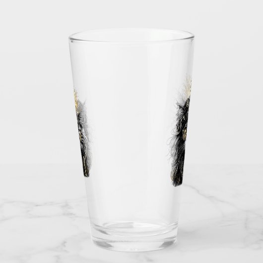 Geweldige Steampunk Kat  Glas (Rechts)