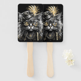 Geweldige Steampunk Kat  Handwaaier