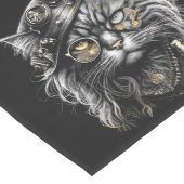 Geweldige Steampunk Kat  Medium Tafelloper (Hoek)