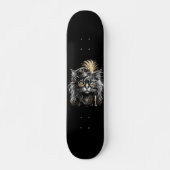Geweldige Steampunk Kat Persoonlijk Skateboard (Voorkant)
