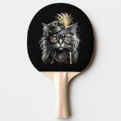 Geweldige Steampunk Kat  Tafeltennisbatje (Achterkant)