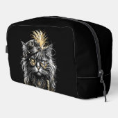 Geweldige Steampunk Kat Toilettasje (Rechterhoek)