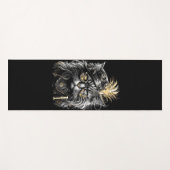 Geweldige Steampunk Kat  Yogamat (Voorkant (horizontaal))