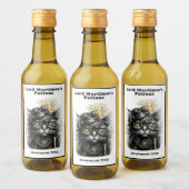 Geweldige Steampunk Katten Cadeaus  Wijn Etiket (Flessen)