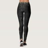 Geweldige steampunk pauw leggings (Achterkant)